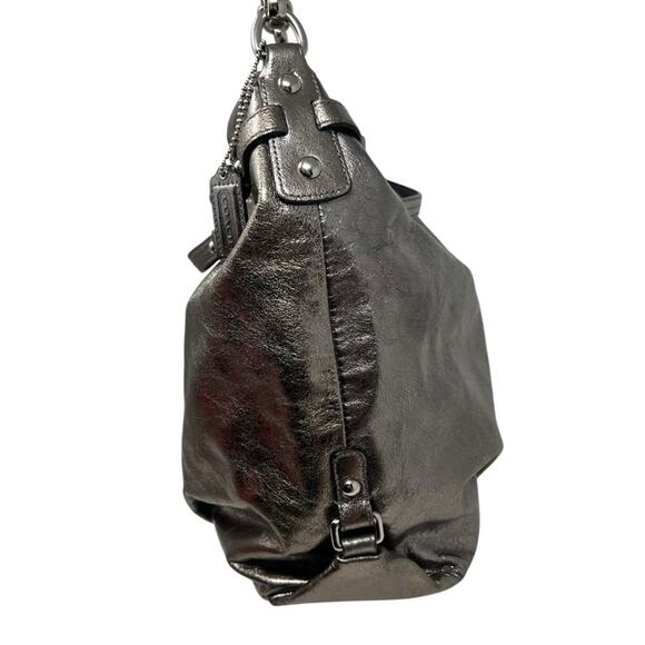 Coach Brooke Metallic Hobo Shoulder Bag - Picture 7 of 11